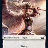Angel // Saproling Double-Sided Token [Double Masters Tokens]