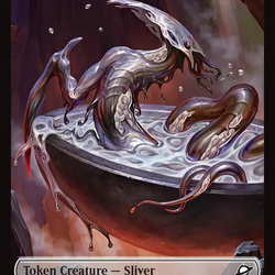 Robot // Sliver Double-Sided Token [Edge of Eternities Tokens]