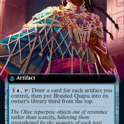 Braided Net // Braided Quipu (Extended Art) [The Lost Caverns of Ixalan]