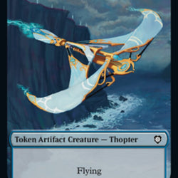Copy // Thopter (006) Double-Sided Token [The Brothers' War Commander Tokens]