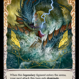 Figment of Tenacity // Metis, Archangel of Tenacity (Marvel) [DTD010] (Dusk Till Dawn)  Cold Foil