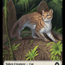 Eldrazi Spawn // Cat Double-Sided Token [Modern Horizons 3 Tokens]
