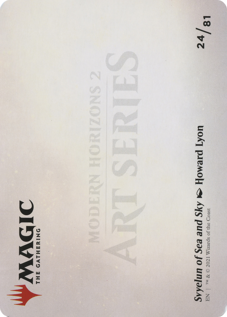 Svyelun of Sea and Sky // Svyelun of Sea and Sky (AMH2-024) (Borderless) [Modern Horizons 2 Art Series]