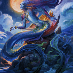 Svyelun of Sea and Sky // Svyelun of Sea and Sky (AMH2-024) (Borderless) [Modern Horizons 2 Art Series] Foil