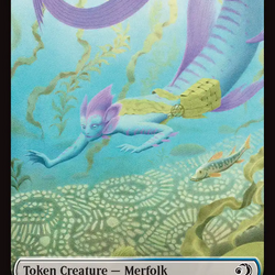 Shapeshifter // Merfolk Double-Sided Token [Lorwyn Eclipsed Tokens]
