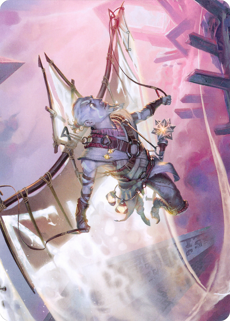 Kitesail Cleric // Kitesail Cleric (AZNR-040) (Borderless) [Zendikar Rising Art Series] Foil