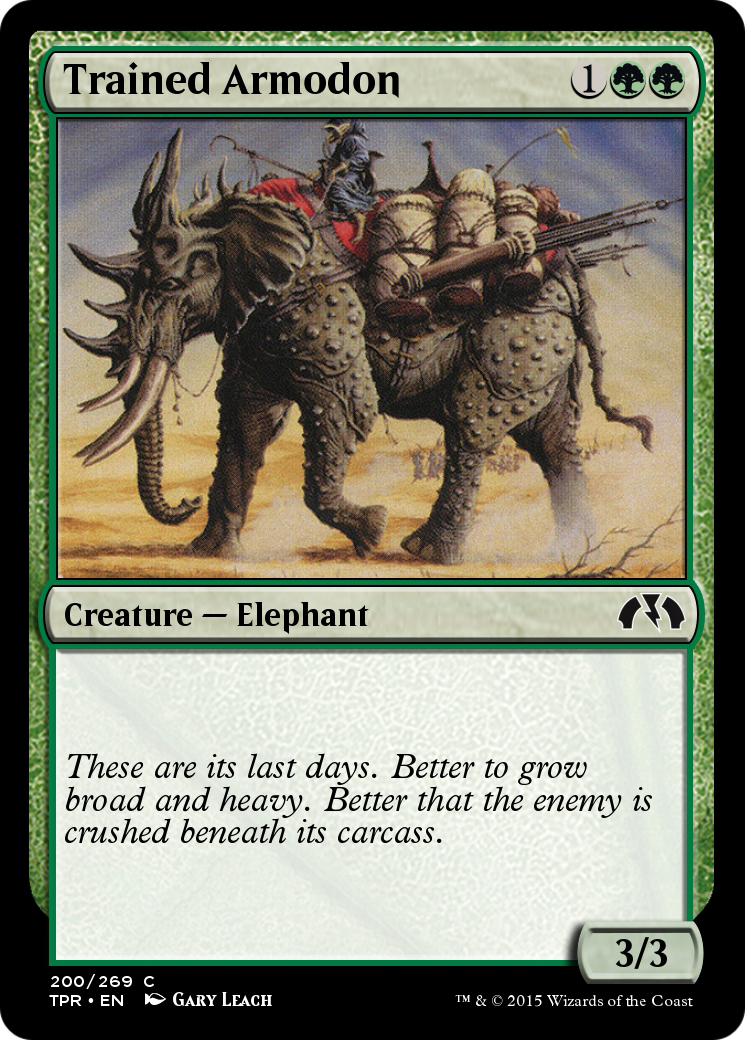 Trained Armodon (TPR-200) [Tempest Remastered] Foil
