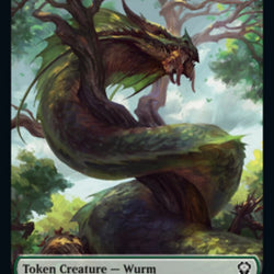 Soldier // Wurm Double-Sided Token [Dominaria United Tokens]