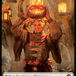 Human // Zombie (015) Double-Sided Token [Innistrad: Midnight Hunt Tokens]