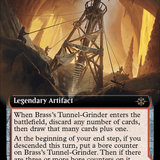 Brass's Tunnel-Grinder // Tecutlan, The Searing Rift (Extended Art) [The Lost Caverns of Ixalan]