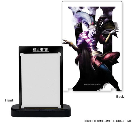 FINAL FANTASY 1TOUCH 35PT EDGE KEFKA BLACK FRONT DESIGN