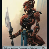 Powerstone // Soldier (009) Double-Sided Token [The Brothers' War Tokens]