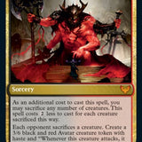 Extus, Oriq Overlord // Awaken the Blood Avatar [Strixhaven: School of Mages Prerelease Promos]