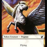Pegasus // Human Double-Sided Token [Commander 2019 Tokens]