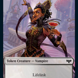 Blood // Vampire (016) Double-Sided Token [Innistrad: Crimson Vow Tokens]