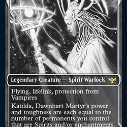Katilda, Dawnhart Martyr // Katilda's Rising Dawn (Showcase Eternal Night) [Innistrad: Crimson Vow]