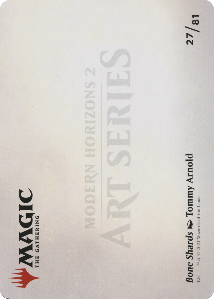 Bone Shards // Bone Shards (AMH2-027) (Borderless) [Modern Horizons 2 Art Series]