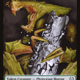 Phyrexian Horror Token (007) [Phyrexia: All Will Be One Tokens]