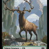 Elk // Plot Double-Sided Token [Outlaws of Thunder Junction Tokens]