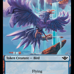 Bird // Plot Double-Sided Token [Outlaws of Thunder Junction Tokens]