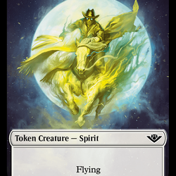 Treasure // Spirit Double-Sided Token [Outlaws of Thunder Junction Tokens]