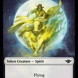 Spirit // Plot Double-Sided Token [Outlaws of Thunder Junction Tokens]
