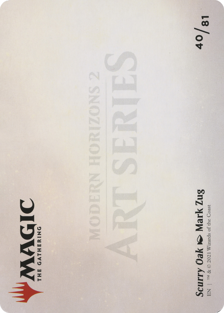 Scurry Oak // Scurry Oak (AMH2-040) (Borderless) [Modern Horizons 2 Art Series]