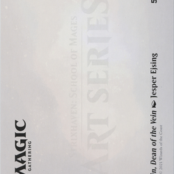 Valentin, Dean of the Vein // Valentin, Dean of the Vein (ASTX-056) (Borderless) [Strixhaven Art Series] Foil