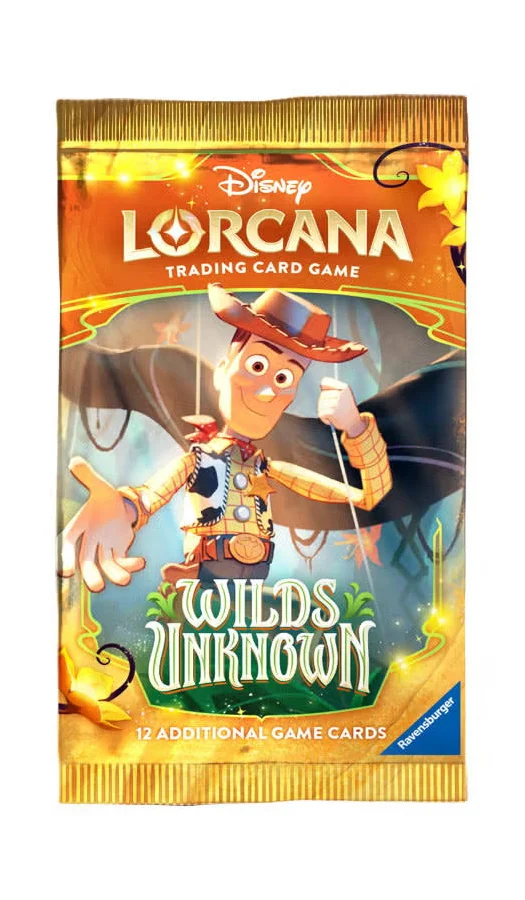 DISNEY LORCANA SET 12 WILDS UNKNOWN PACK