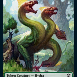 Hydra // Boar Double-Sided Token [Commander 2021 Tokens]