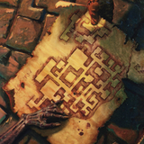 Dungeon Map // Dungeon Map (AAFR-057) (Borderless) [Adventures in the Forgotten Realms Art Series] Foil