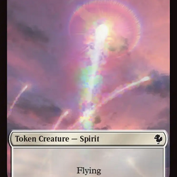Spirit // Hero (0002) Double-Sided Token [FINAL FANTASY Commander Tokens]