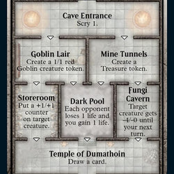 Dungeon of the Mad Mage // Lost Mine of Phandelver Double-Sided Token [Dungeons & Dragons: Adventures in the Forgotten Realms Tokens]