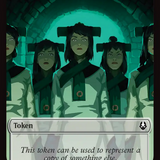 Copy (0002) // Soldier (0011) Double-Sided Token [Avatar: The Last Airbender Tokens]