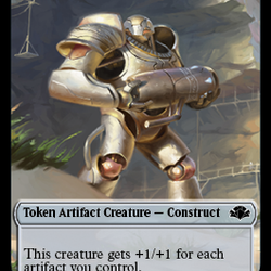 Elephant // Construct Double-Sided Token [Dominaria Remastered Tokens]