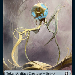 Servo // Zombie Double-Sided Token [Dungeons & Dragons: Adventures in the Forgotten Realms Commander Tokens]