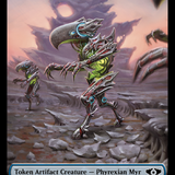 Phyrexian Myr // Knight Double-Sided Token [March of the Machine Tokens]