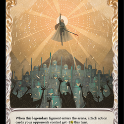 Figment of Triumph // Victoria, Archangel of Triumph (Marvel) [DTD011] (Dusk Till Dawn)  Cold Foil