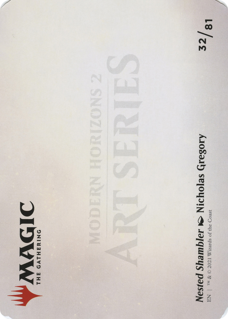 Nested Shambler // Nested Shambler (AMH2-032) (Borderless) [Modern Horizons 2 Art Series] Foil