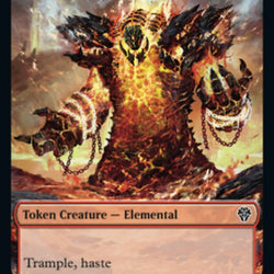 Saproling // Elemental Double-Sided Token [Dominaria United Tokens]