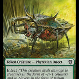 Phyrexian Wurm // Phyrexian Insect Double-Sided Token [Phyrexia: All Will Be One Commander Tokens]