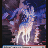 Elemental (09) // Dinosaur Double-Sided Token [March of the Machine Tokens]