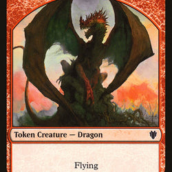 Cat Dragon // Dragon (006) Double-Sided Token [Commander 2017 Tokens]