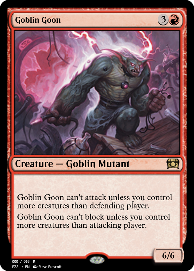 Goblin Goon (PZ2-65857) [Treasure Chest] Foil