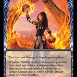 Aether Wildfire [EVR123] (Everfest)  1st Edition Extended Art Rainbow Foil
