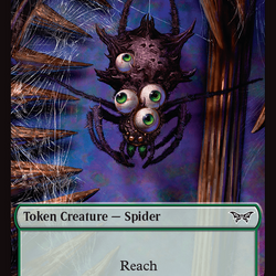 Toy // Spider Double-Sided Token [Duskmourn: House of Horror Tokens]