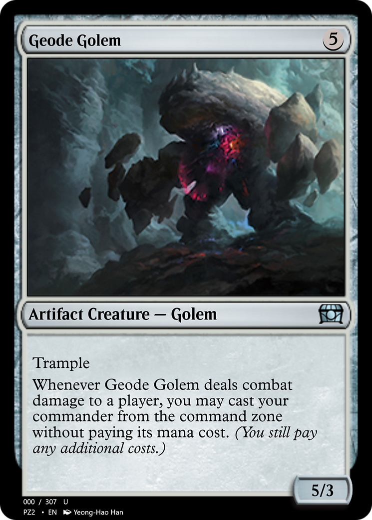 Geode Golem (PZ2-70727) [Treasure Chest] Foil