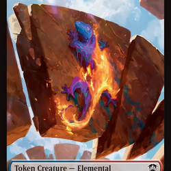 Elemental (0021) // Phyrexian Myr Double-Sided Token [Secrets of Strixhaven Commander Tokens]
