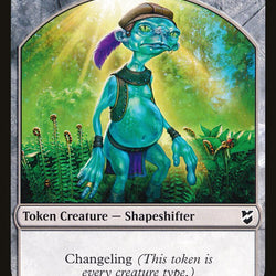 Zombie // Shapeshifter Double-Sided Token [Commander 2018 Tokens]