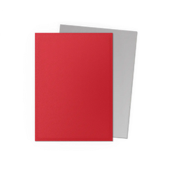 DRAGON SHIELD SLEEVES DUAL MATTE CRIMSON AND SILVER 100CT